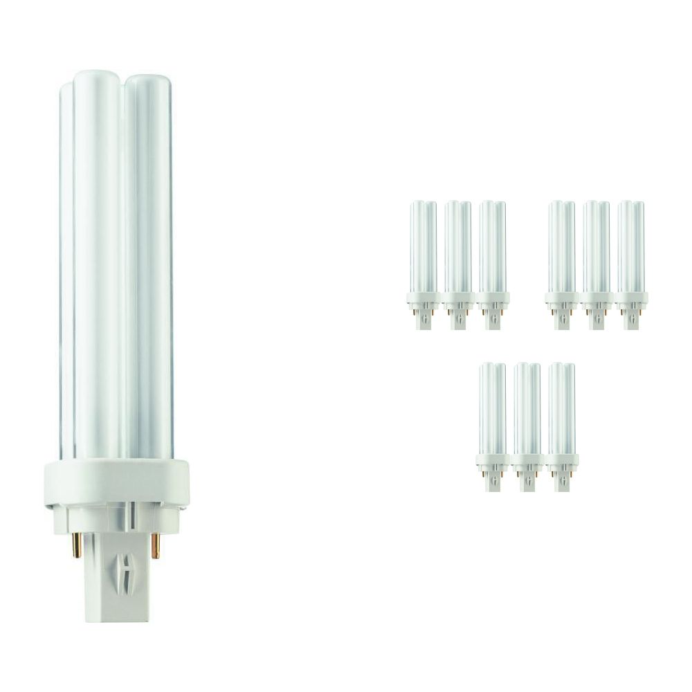 Lot 10x Philips PL-C 13W 840 2P (MASTER) | Blanc Froid - 2-Pins Lot 10x Philips PL-C 13W 840 2P (MASTER) | Blanc Froid - 2-Pins