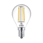 Philips Master Value LED Lustre E14 Boule Filament Claire 3.4W 470lm - 927 Blanc Très Chaud | Meilleur rendu des couleurs - Dimmable - Équivalent 40W